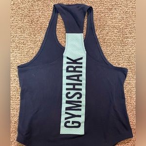 Gymshark Bold Stringer - Size Small - Navy Blue